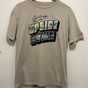 GAP x Stranger Things Unisex Teen Graphic T-Shirt, Teen Size 18-20 in beige